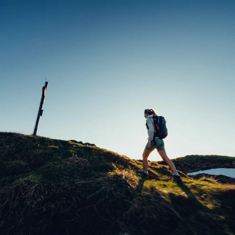 Wanderung zum Gipfel