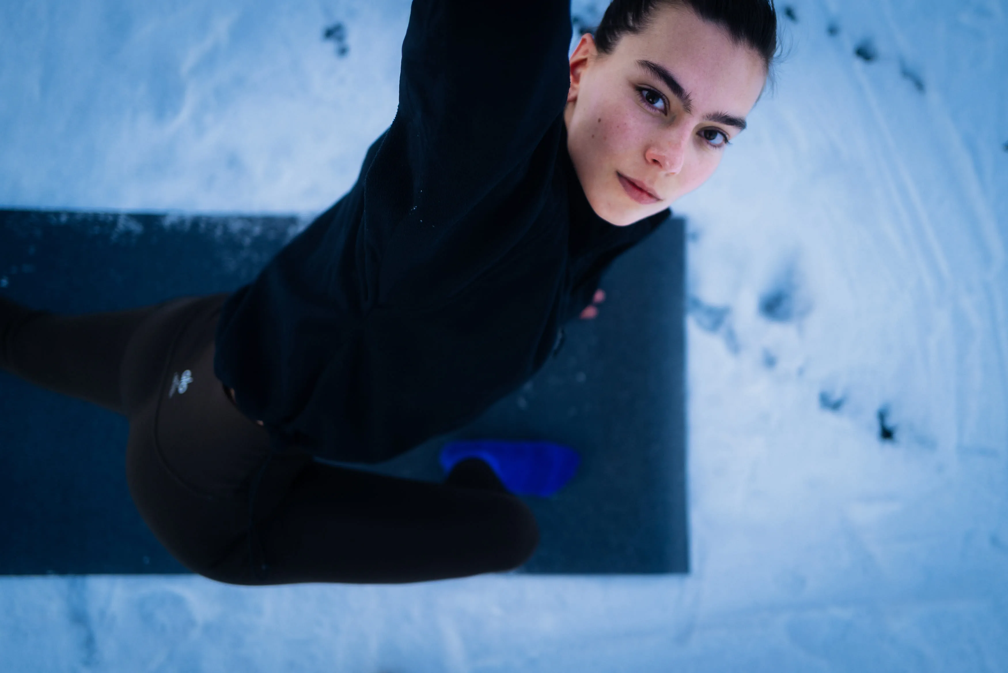 Yoga im Schnee