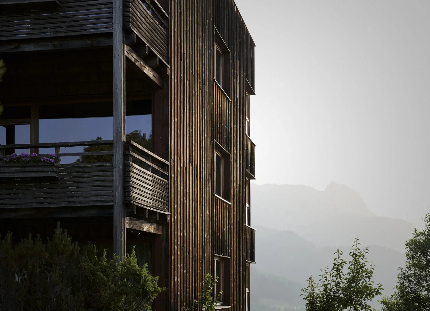 Holzhotel Architektur