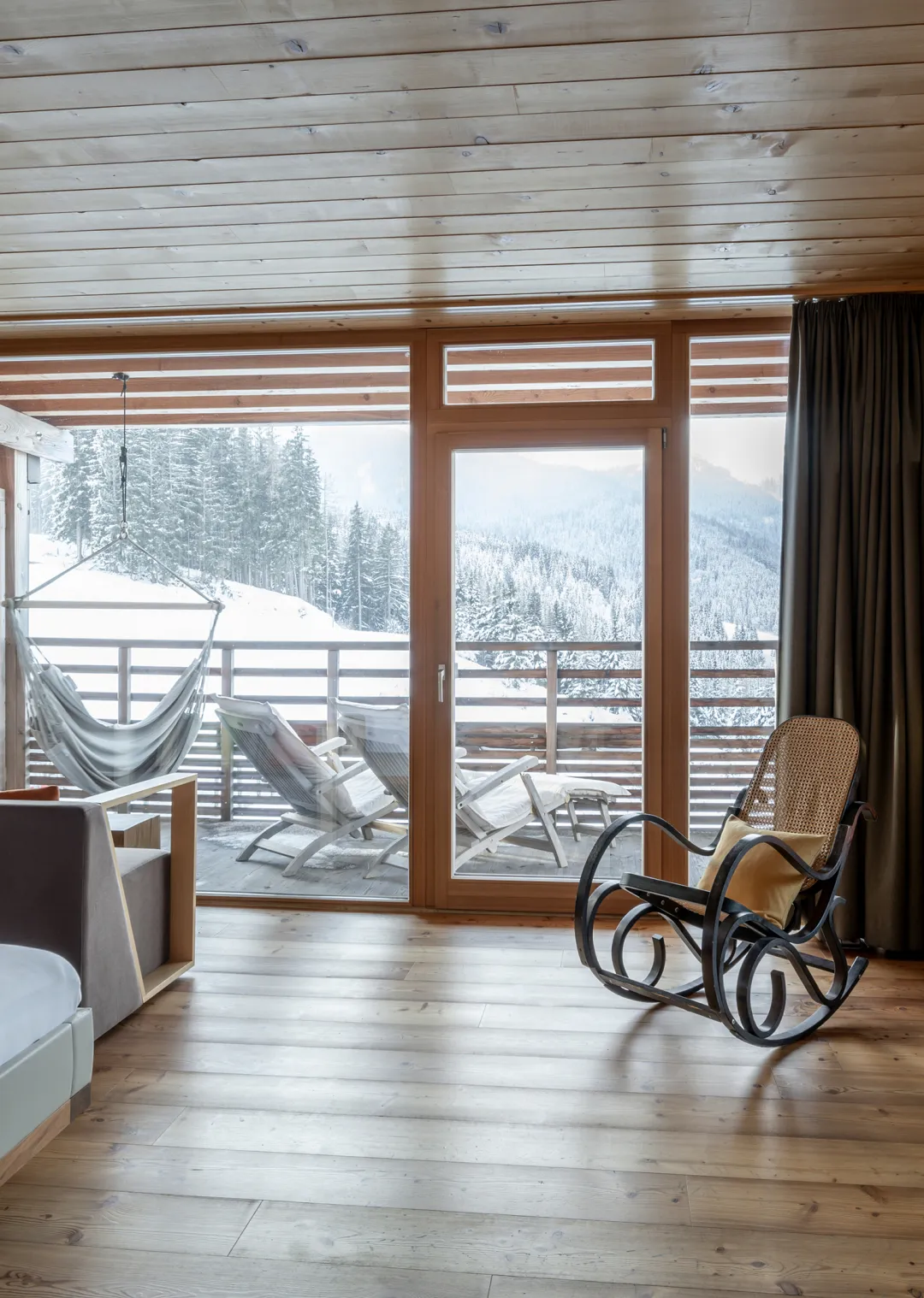 Zimmer im Winter